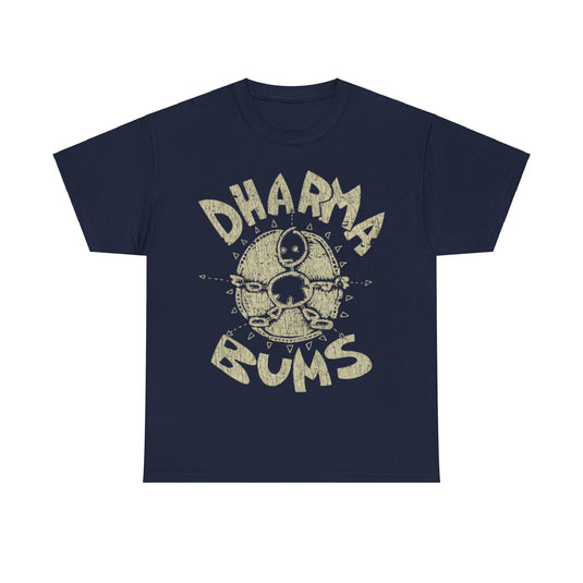 Dharma Bums Compass 1987 Music Rock Band T-shirt