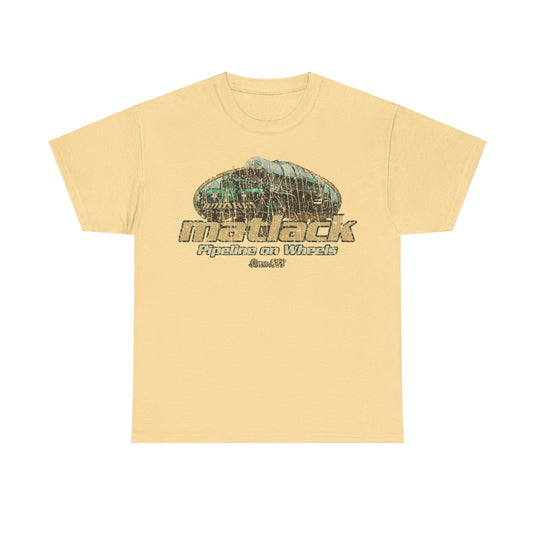 Matlack Pipeline on Wheels Trucking Nostalgic T-shirt