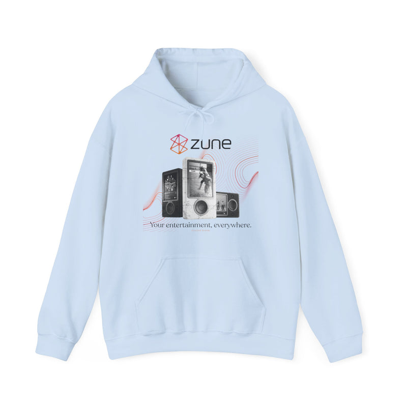 Load image into Gallery viewer, Zune Early Digital Music Player Nostalgic Pullover Hoody
