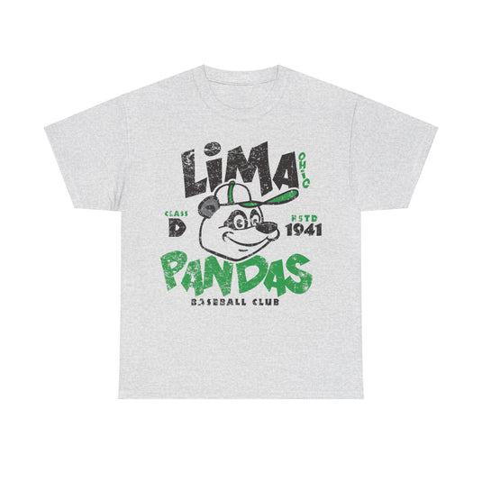 Lima Pandas Est 1941 Ohio Baseball T-shirt