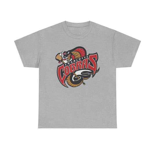 Charlotte Cobras North Carolina Major Indoor Lacrosse League 1996 T-shirt