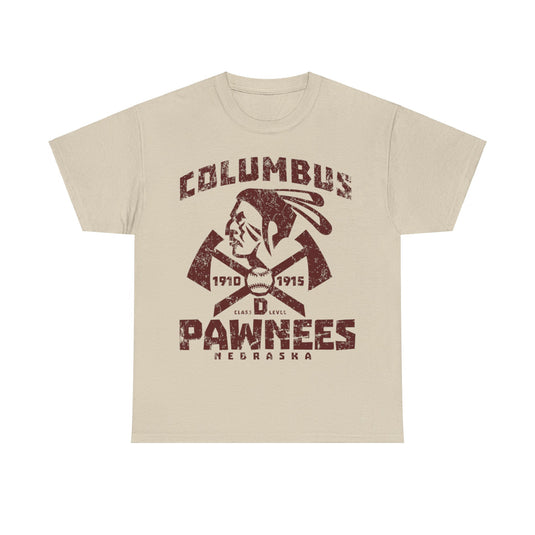 Columbus Pawnees Est 1910 Nebraska Baseball T-shirt