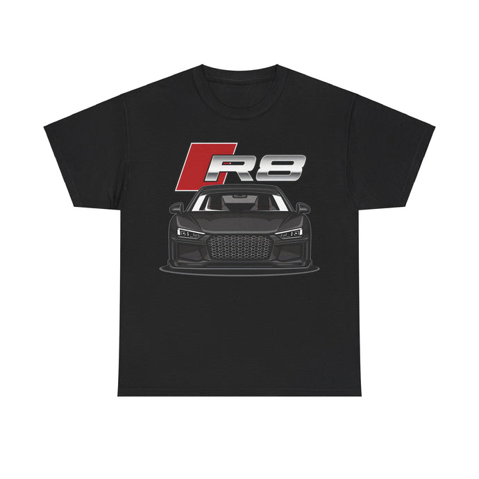 Audi R8 V10 Performance Brilliant Black Car T-shirt