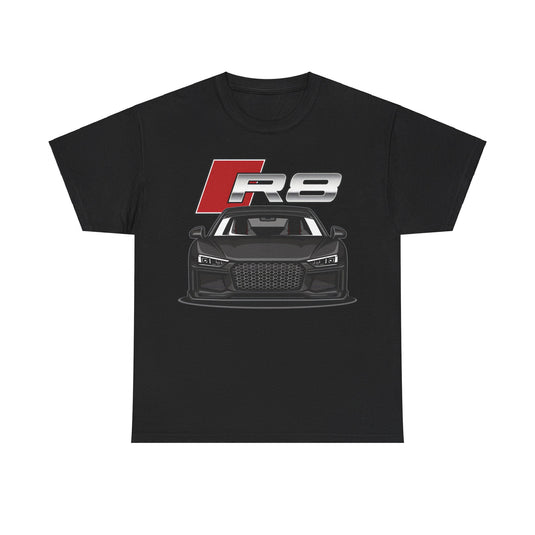 Audi R8 V10 Performance Brilliant Black Car T-shirt