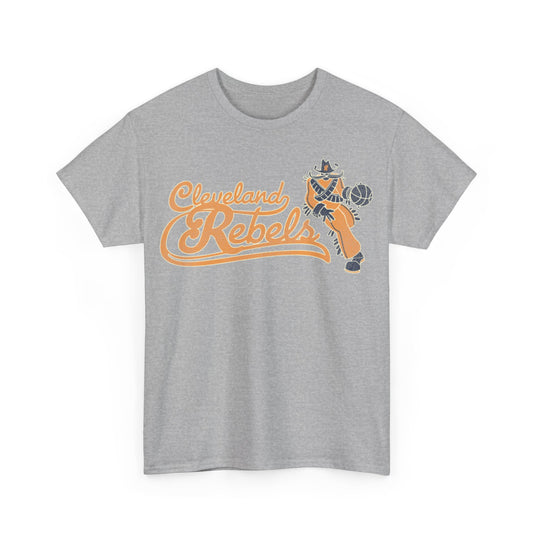 Cleveland Rebels Basketball Team Nostalgic Retro T-shirt