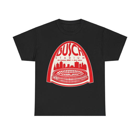 St Louis Busch Stadium Nostalgic Retro Baseball T-shirt