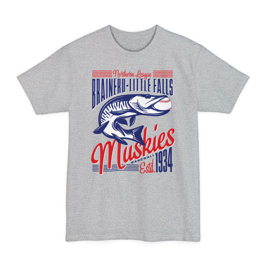 Brainerd Little Falls Muskies Minnesota Baseball BIG and TALL T-shirt