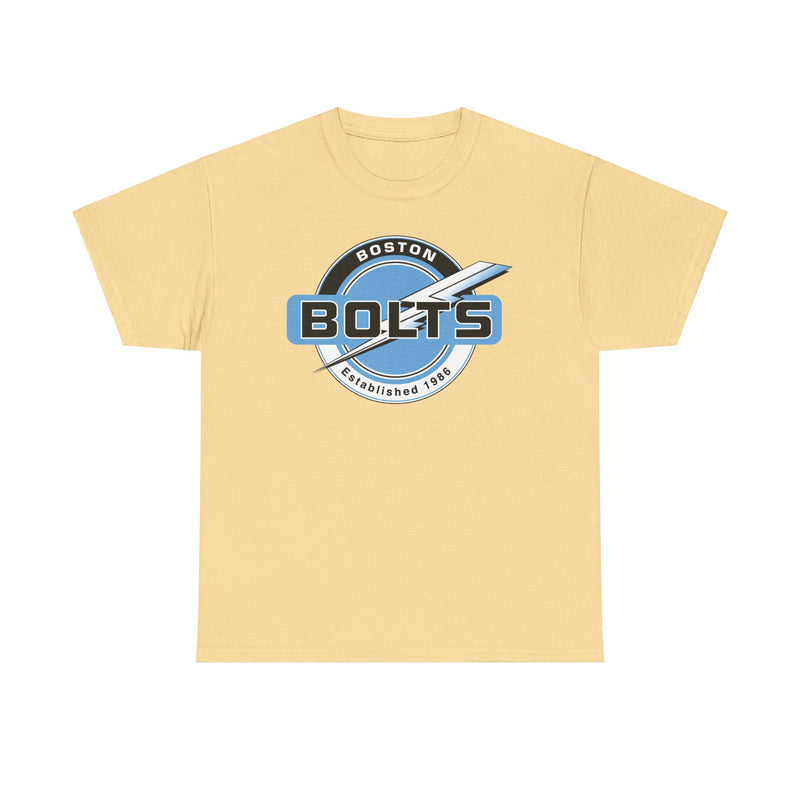 Load image into Gallery viewer, Boston Bolts Massachusetts Soccer League 1986 T-shirt
