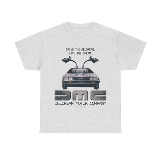 Delorean Motor Company Nostalgic Retro Logo Car T-shirt