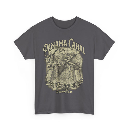 Panama Canal Open For Business 1914 Advertising T-shirt