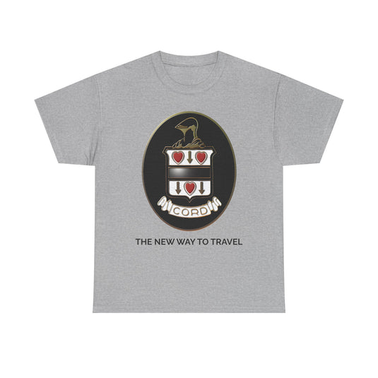 Classic Cord Automobile The New Way to Travel Logo T-shirt