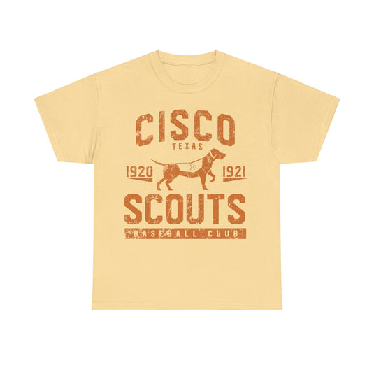 Cisco Scouts Est 1920 Texas Baseball T-shirt