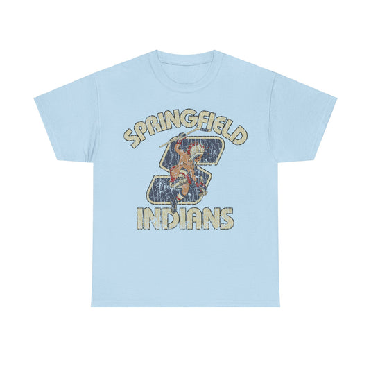 Springfield Indians Hockey 1974 Nostalgic T-shirt