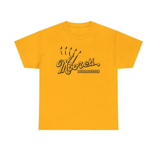 Moore's Delicatessen T-Shirt - Deli Industry Defunct Logo Tee