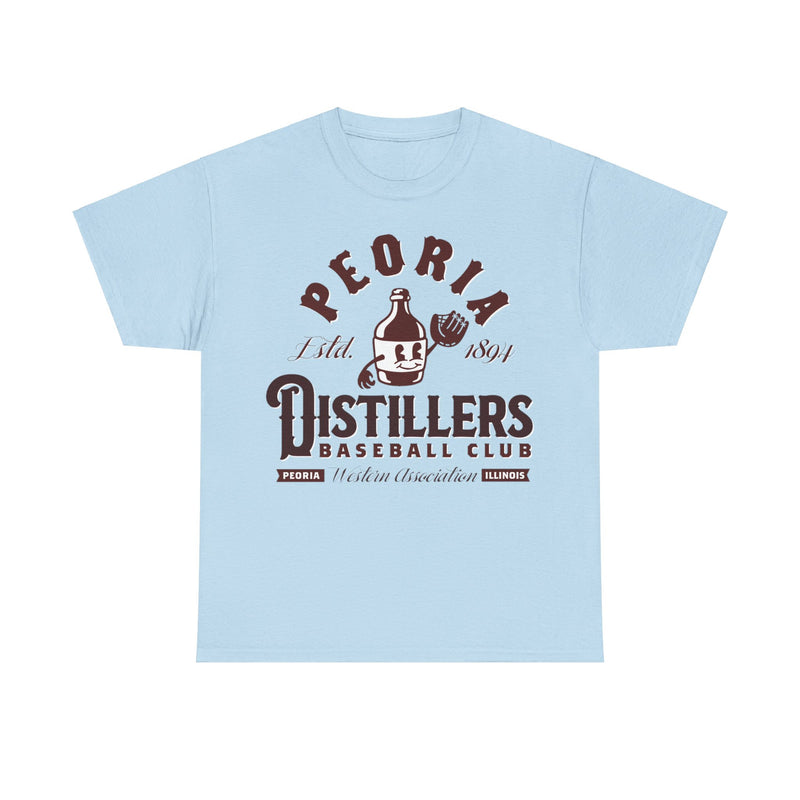 Load image into Gallery viewer, Peoria Distiller Est 1894 Illinois Baseball T-shirt
