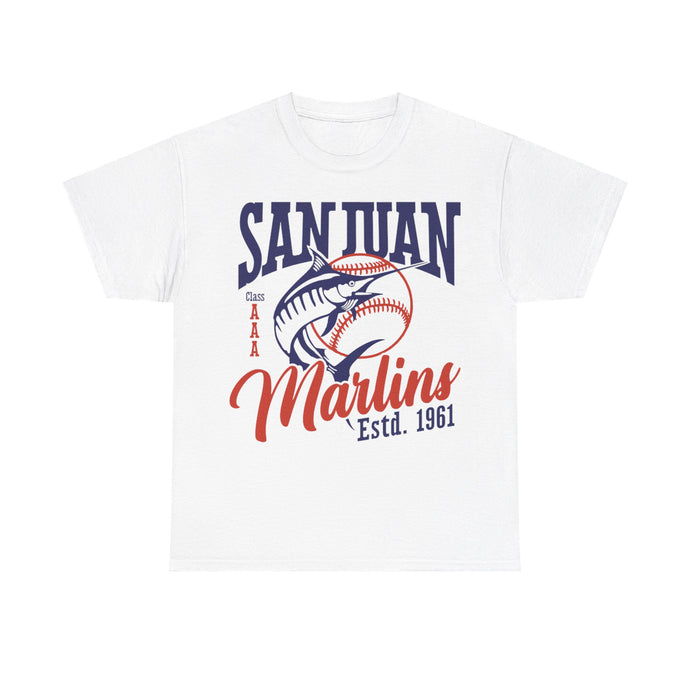 San Juan Marlins Est 1961 Basbeall Team T-shirt