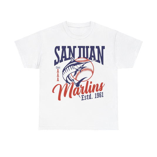San Juan Marlins Est 1961 Basbeall Team T-shirt