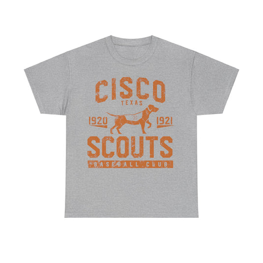 Cisco Scouts Est 1920 Texas Baseball T-shirt