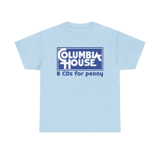 Columbia House 8 CDs for Penny Retro 90s Nostalgia T-Shirt