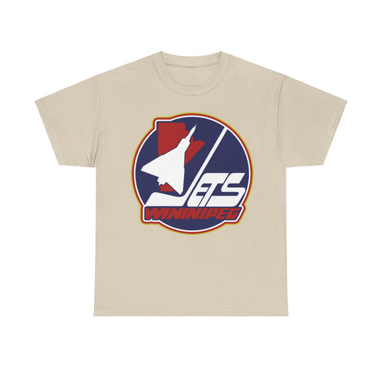 Winnipeg Jets Red Blue Logo Hockey Team T-shirt