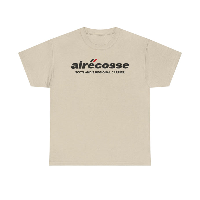 Airecosse Scotland's Regional Carrier Vintage Airline Logo Aviation T-shirt