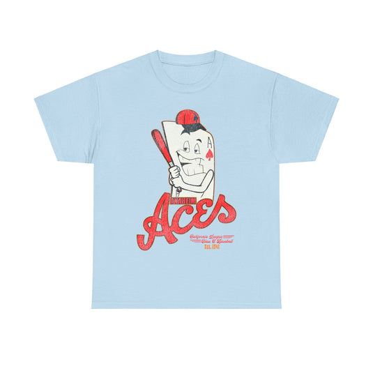 Anaheim Aces Nostalgic Retro Baseball T-shirt