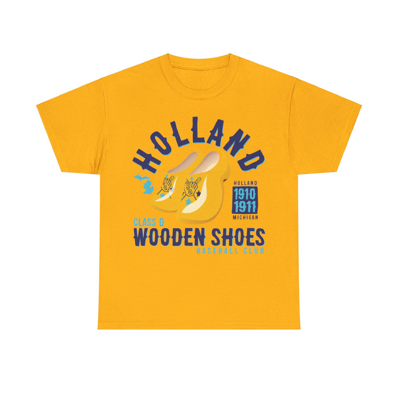 Load image into Gallery viewer, Holland Wooden Shoes Michigan Baseball T-shirt
