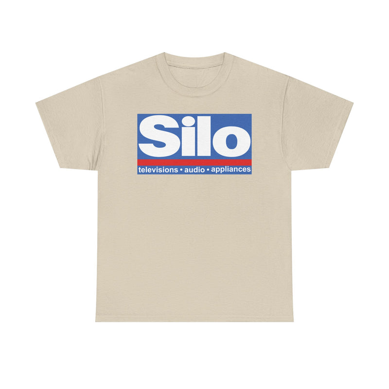 Load image into Gallery viewer, Silo Televisions Audio Appliances Blue Red Logo Electronics Store T-shirt
