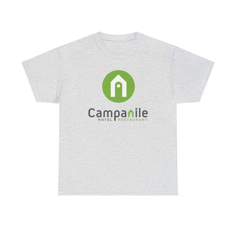 Load image into Gallery viewer, Campanile Restaurant T-Shirt - Fine Dining Industry Defunct Logo Tee
