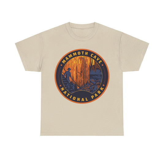 Mammoth Cave National Park Kentucky Round Logo T-shirt