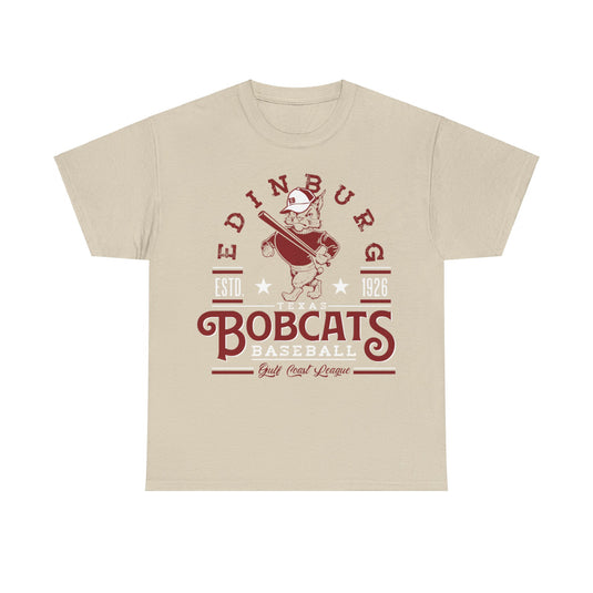 Edinburg Bobcats Est 1926 Texas Baseball T-shirt