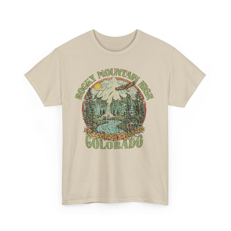 Load image into Gallery viewer, Rocky Mountain High John Denver 1972 Colorado Folk Rock T-shirt
