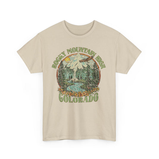 Rocky Mountain High John Denver 1972 Colorado Folk Rock T-shirt