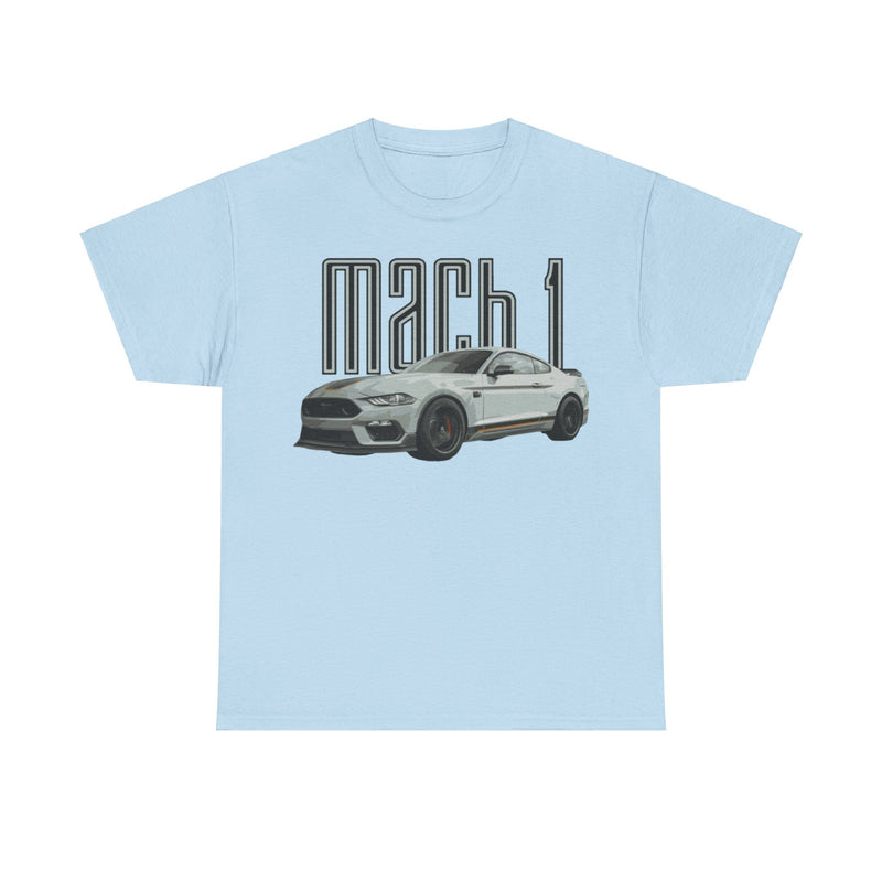 Load image into Gallery viewer, Ford Mustang Mach 1 Car Distressed Print T-shirt
