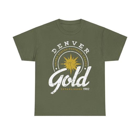 Denver Gold Colorado Football Team T-shirt