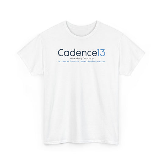Cadence13 T-Shirt Defunct Audacy Podcast Company Go Deeper Smarter Faster TeeRetry