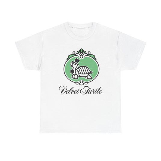 Velvet Turtle T-Shirt - Restaurant Industry Defunct Logo Tee