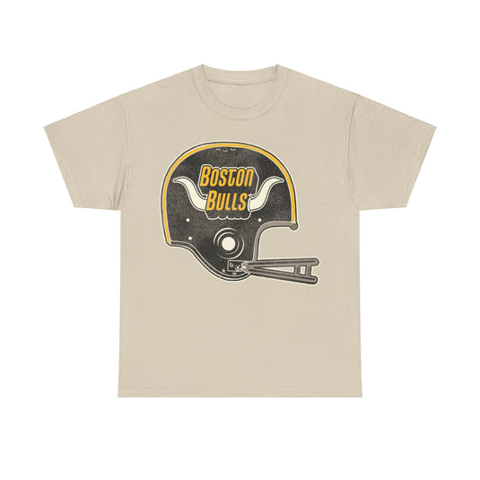 Boston Bulls Retro Nostalgic Football Helmet T-shirt