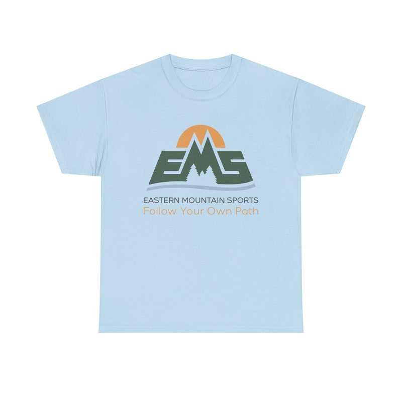 Load image into Gallery viewer, Eastern Mountain Sports T-Shirt Defunct Outdoor Retailer Follow Your Own Path Tee
