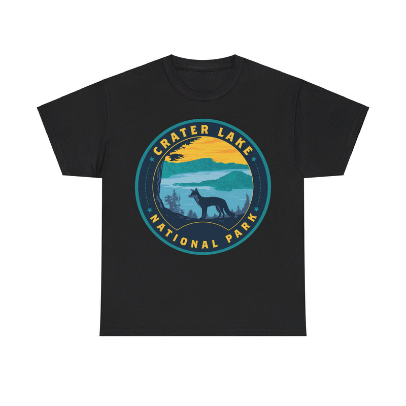 Load image into Gallery viewer, Crater Lake National Park Oregon Round Logo T-shirt
