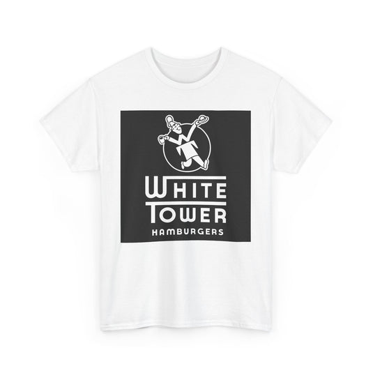 White Tower Hamburgers Logo Restaurant Chain T-Shirt