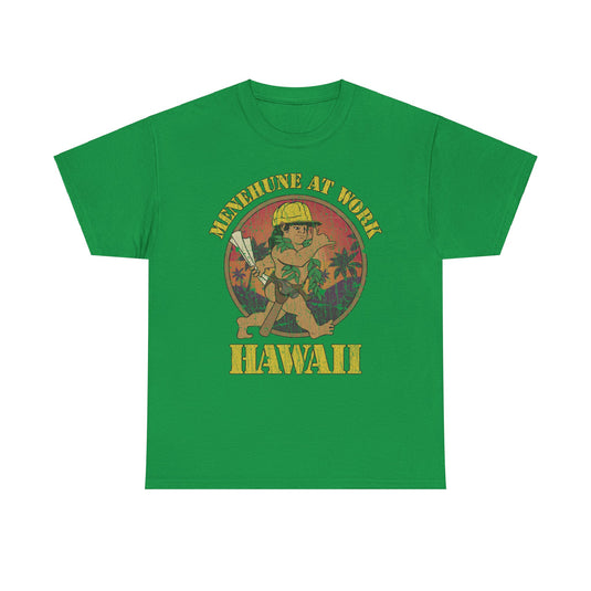 Menehune at Work Hawaii Nostalgic T-shirt