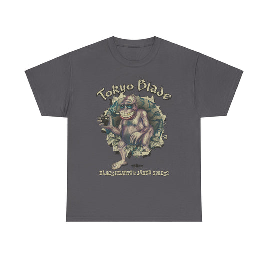 Tokyo Blade Black Hearts Jaded Spades Music Rock T-shirt