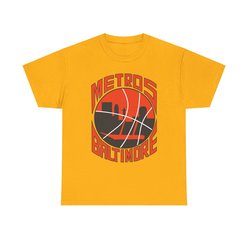 Load image into Gallery viewer, Baltimore Metros Maryland Continental Basketball Association 1978-1979 T-shirt
