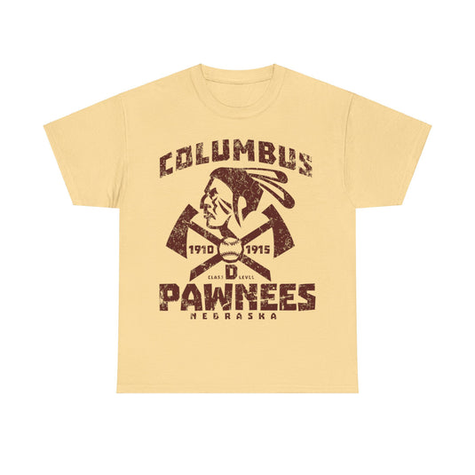 Columbus Pawnees Est 1910 Nebraska Baseball T-shirt