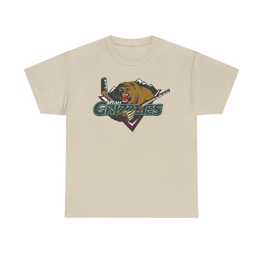 Utah Grizzlies Logo Hockey Team T-shirt