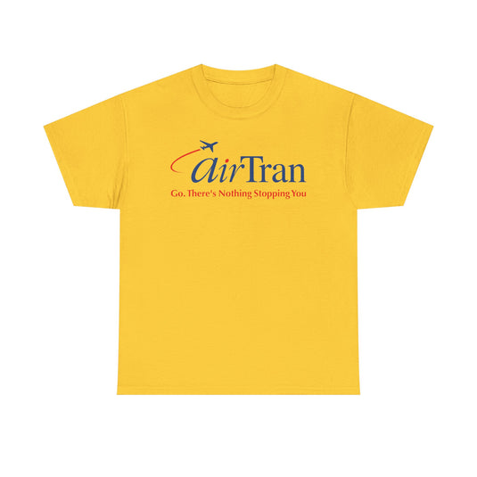 Air Tran Go There's Nothing Stopping You Vintage Airline Logo Aviation T-shirt