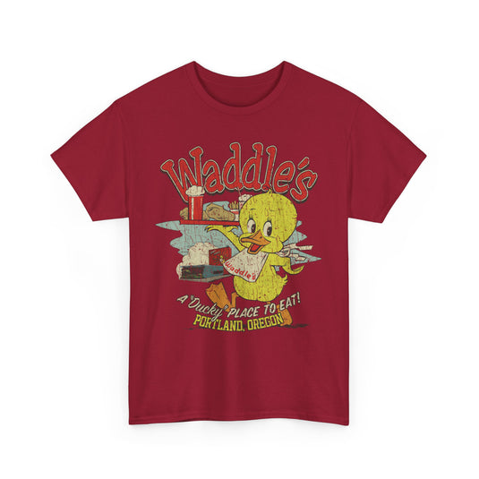 Waddle's Portland Oregon 1945 Coffee Shop Restaurant T-shirt