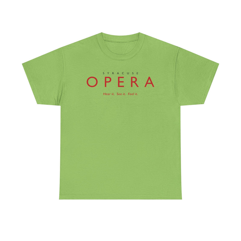 Load image into Gallery viewer, Syracuse Opera T-Shirt Defunct Opera Company Bankrupt Logo Tee
