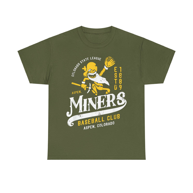 Load image into Gallery viewer, Aspen Miners Colorado Nostalgic Retro Baseball T-shirt
